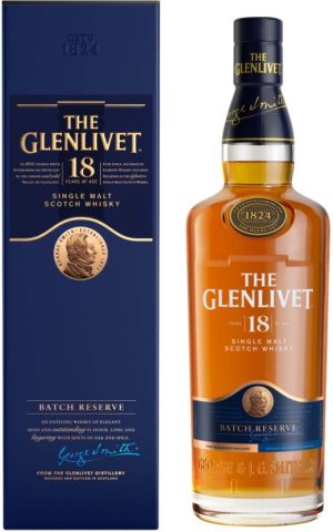 The Glenlivet 18 Year Old Single Malt Scotch Whiskey  (750 ml) | Shop Online