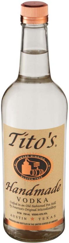 Titos Plain Vodka  (750 ml) | Shop Online