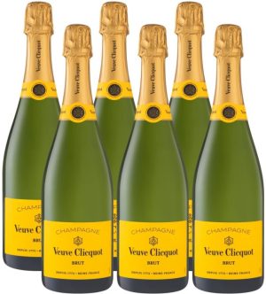 Veuve Clicquot Brut Sparkling Wine  (Pack of 6 x 750 ml) | Shop Online