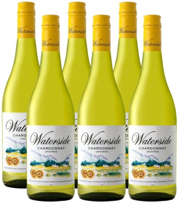 Waterside Chardonnay White Wine  (Pack of 6 x 750 ml) | Shop Online