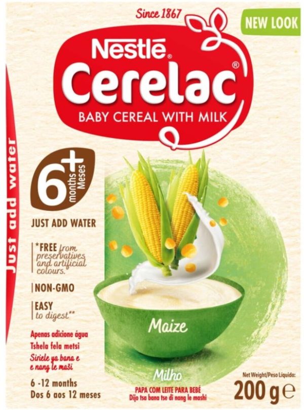 Nestle Cerelac Stage 1 Maize Cereal  (200 g, 6+ Months) | Shop Online