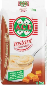 Ace Instant Porridge Toffee Caramel Flavour Pouch (10 x 1 kg) | Shop Online
