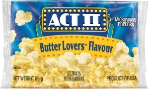 Act II Butter Lovers Flavour Popcorn (85 g) | Shop Online