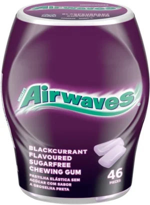 Airwaves Chewing Gum Blackcurrant (12 x 80 g) | Shop Online
