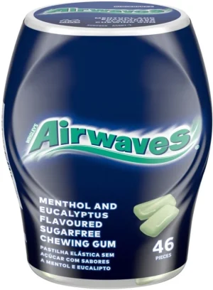 Airwaves Chewing Gum Menthol Eucalyptus (12 x 80 g) | Shop Online