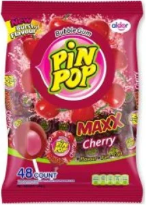 Aldor PINPOP MAXX Cherry Lollipop (Pack of 1 x 864 g) | Shop Online