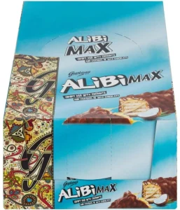 Alibi Max Coconut and Caramel Milk Chocolate Bars (32 x 49 g) | Shop Online