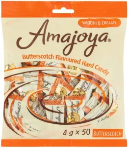 Amajoya Sweet Butterscotch Sweets (Pack of 1 x 50 pieces) | Shop Online