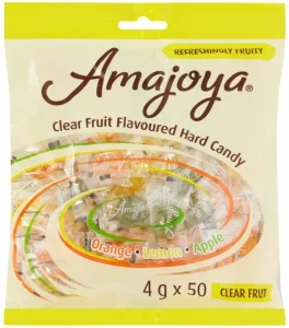 Amajoya Sweet Clear Fruit Mixed Sweets (Pack of 1 x 50 pieces) | Shop Online