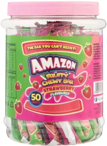 Amazon Chewy Bar Strawberry Candy Sticks (Pack of 1 x 850 g) | Shop Online