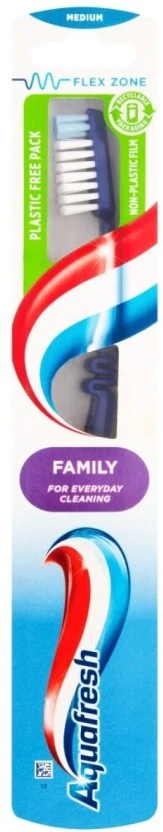 AquaFresh Medium Family Extra Soft Toothbrush (12 Toothbrushes) | Shop Online - Image 2