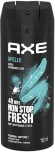 Axe Apollo Non Stop Fresh Deodorant Spray – For Men (150 ml) | Shop Online