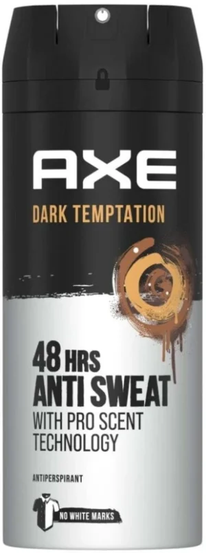 Axe Dark Temptation Antiperspirant Deodorant Spray For Men 150 ml | Shop Online