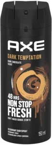 Axe Dark Temptation Chocolate Non Stop Fresh Deodorant Spray For Men (150 ml Pack of 6)| Shop Online