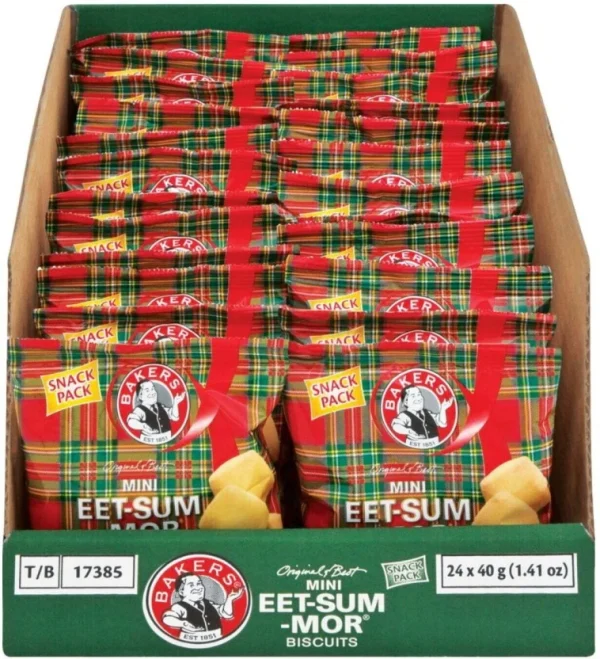 Bakers Eet-Sum Mor Mini Cracker Shortbread (40g Pack of 24) | Shop Online