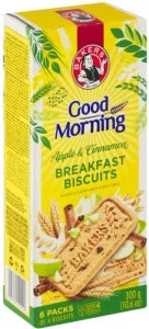 Bakers Good Morning Breakfast Biscuits Apple & Cinnamon Biscotti (300 g) | Shop Online