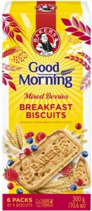 Bakers Good Morning Breakfast Biscuits Mixed Berries Biscotti (300 g Pack of 12) | Shop Online