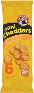 Bakers Mini Cheddars Cheese Flavoured Cheeselets (33 g Pack of 24) | Shop Online