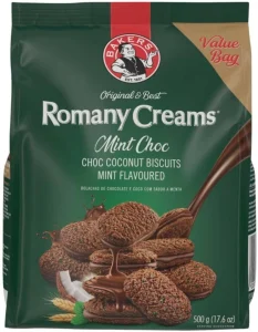 Bakers Mint Choc Biscuits Cream Filled Biscuit (500 g) | Shop Online