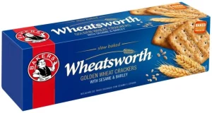 Bakers Wheatsworth Golden Wheat Crackers (2400 g Pack of 12) | Shop Online