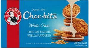Bakers White Choc Oat Biscuit (200 g Pack of 12) | Shop Online