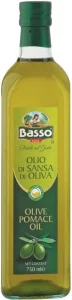 Basso Pomace Olive Oil Glass Bottle (750 ml) | Shop Online