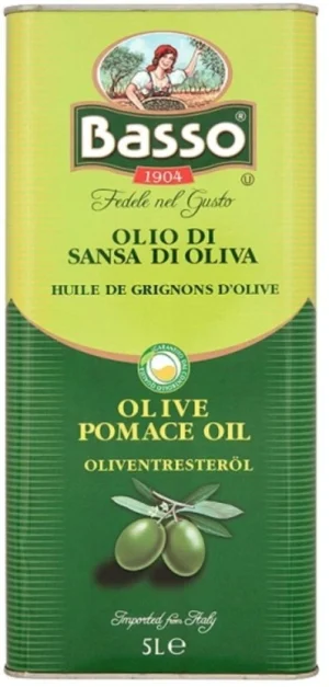 Basso Pomace Olive Oil Tin (5 L) | Shop Online