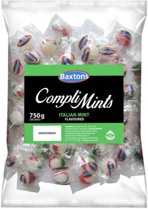 Baxtons Complimints Italian Mint Sweets (Pack of 1 x 750 g) | Shop Online