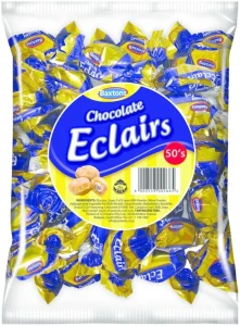 Baxtons Eclairs Chocolate Toffee (Pack of 1 x 50 pieces) | Shop Online