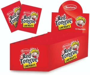 Baxtons Red Tongue Sherbet (Pack of 1 x 72 pieces) | Shop Online