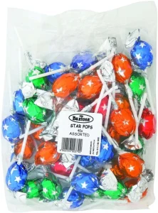Baxtons Star Pops Lollies Assorted Lollipop (Pack of 1 x 40 pieces) | Shop Online