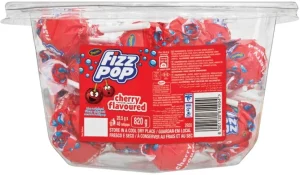 Beacon Fizz Pops Cherry Lollipop (Pack of x 40 pieces) | Shop Online