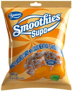 Beacon Smoothies Supa Mango Sweets (Pack of 1 x 50 pieces) | Shop Online