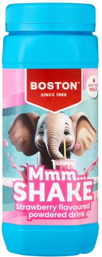 Boston Mmm...Shake - Strawberry Flavoured Powdered Drink (500 g) | Shop Online - Image 3