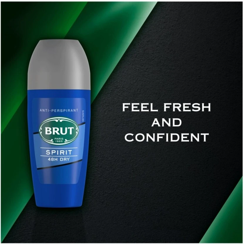 Brut Paris Spirit 48H Dry Deodorant Roll-on - For Men (50 ml) | Shop Online - Image 3