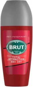 Brut Paris Total Attraction 48H Dry Deodorant Roll-on – For Men (50 ml) | Shop Online