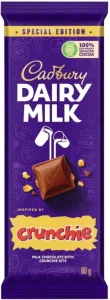 Cadbury Crunchie Milk Chocolate Slabs (80 g) | Shop Online