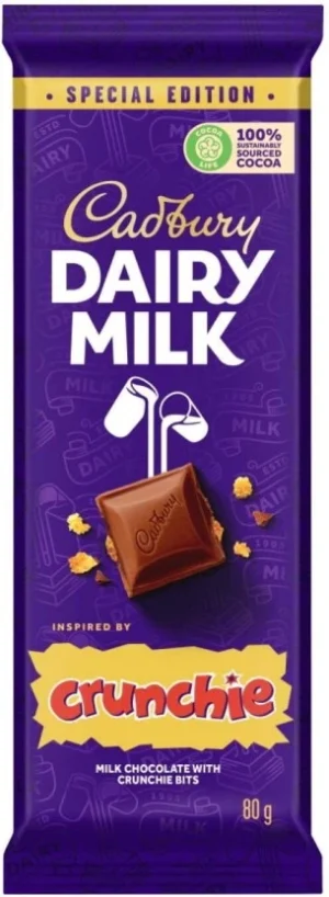 Cadbury Crunchie Milk Chocolate Slabs (80 g) | Shop Online