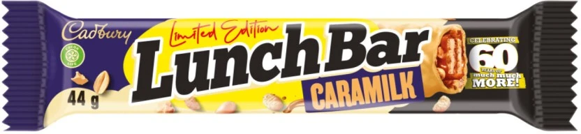 Cadbury Lunch Bar Caramilk Milk Chocolate Bars (44 g) | Shop Online