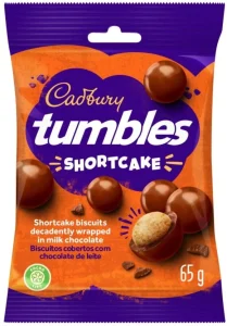 Cadbury Tumbles Shortcake Milk Chocolate Bites (65 g) | Shop Online