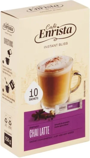 Cafe Enrista Chai Latte Instant Tea Pack (10 Bags) | Shop Online