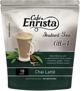 Cafe Enrista Chai Latte Instant Tea Pack (12 x 10 Bags) | Shop Online