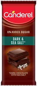 Canderel Dark Chocolate With Sea Salt Slabs (100 g) | Shop Online