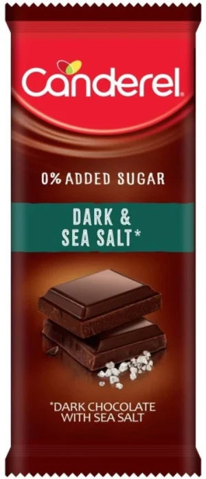 Canderel Dark Chocolate With Sea Salt Slabs (100 g) | Shop Online