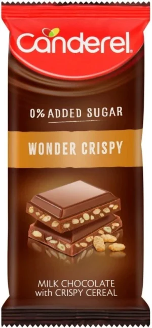 Canderel Milk Chocolate With Crispy Cereal Slabs (100 g) | Shop Online