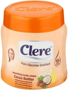 Clere Cocoa Butter Nourishing Body Cream (300 ml) | Shop Online