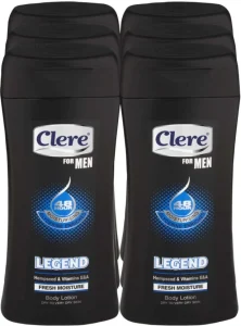 Clere Men Legend Body Lotion (400 ml Pack of 6) | Shop Online