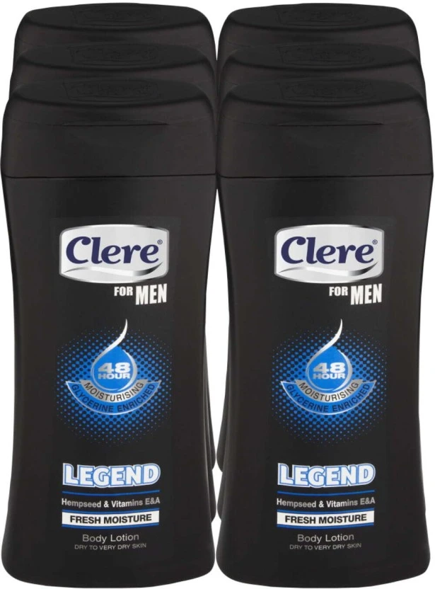 Clere Men Legend Body Lotion (400 ml Pack of 6) | Shop Online