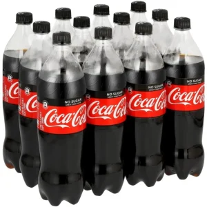 Coca-Cola No Sugar – New and Improved Taste (12 x 1 L) | Shop Online