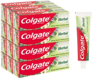 Colgate Herbal Strong Teeth & Healthy Gums Fluoride Toothpaste (100 ml Pack of 12) | Shop Online